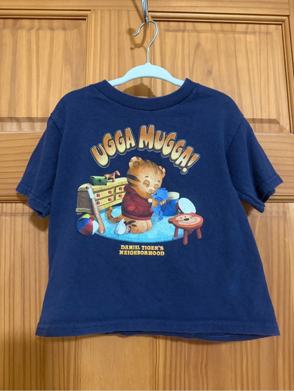 Daniel Tiger Navy 'Ugga Mugga!' Kids Tee 3t